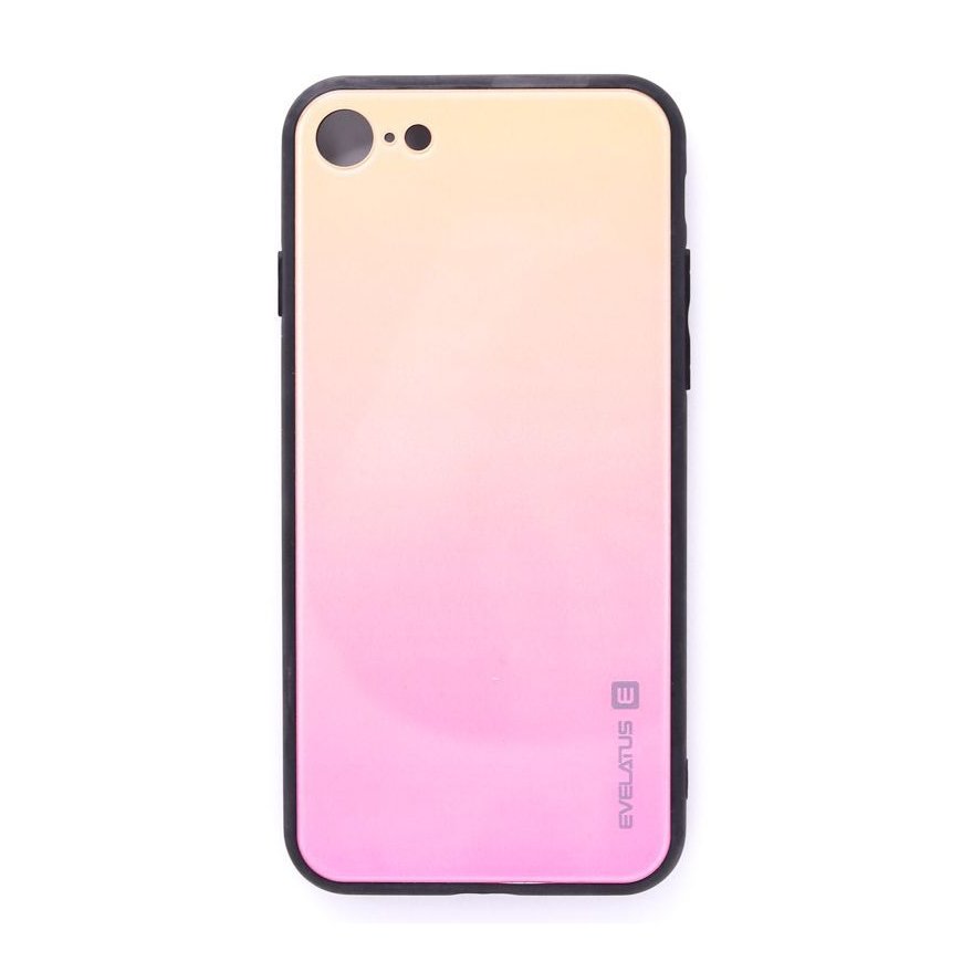 Evelatus Apple iPhone 7/8 Gradient Glass Case 1 Mild Melon