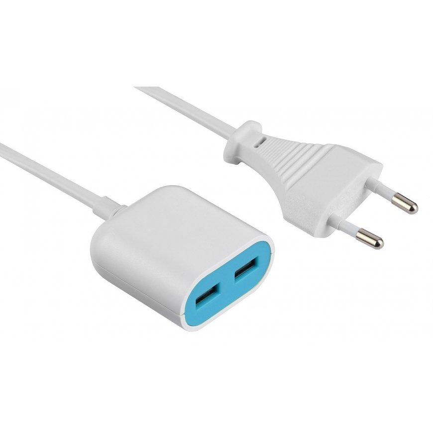 Electraline 500343 Tīkla lādētājs 2xUSB /