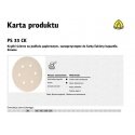 KLINGSPOR 150mm ADHESIVE HOLDING SCREW DISC PS33CK gr. 40 GLS3 / 100 pcs. KLINGSPOR 150mm ADHESIVE HOLDING SCREW DISC PS33CK gr. 40 GLS3 / 100 pcs.