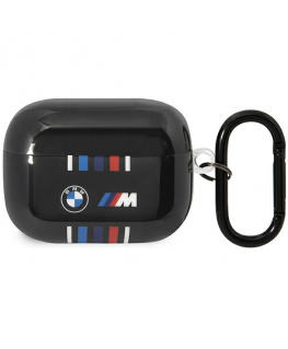 Case BMW BMAP22SWTK AirPods Pro cover black|black Multiple Colored Lines