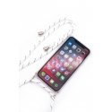Evelatus Samsung A10s Case with rope White Stripes Transparent Evelatus Samsung A10s Case with rope White Stripes Transparent