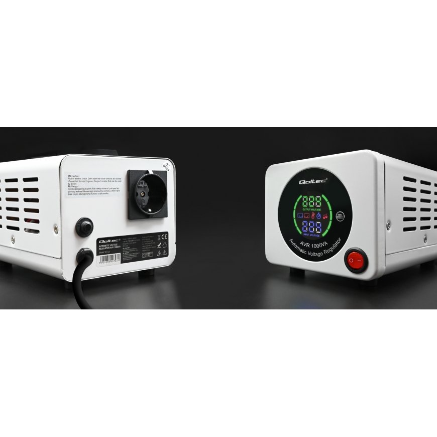 Qoltec QOLTEC 50723 Automatic Voltage Stabilize