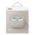 Uniq Dėklas UNIQ Lino Apple AirPods Pro 2 silikoninis smėlio spalva/beige ivory Uniq Dėklas UNIQ Lino Apple AirPods Pro 2 silikoninis smėlio spalva/beige ivory