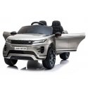 Lean Cars Dvivietis elektromobilis vaikams Range Rover Evoque, sidabrinis lakuotas Lean Cars Dvivietis elektromobilis vaikams Range Rover Evoque, sidabrinis lakuotas