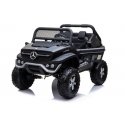 Lean Cars Dvivietis elektromobilis vaikams Mercedes Unimog 4x4, juodas