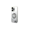 Dėklas Karl Lagerfeld KLHCP14LLCRSGRS iPhone 14 Pro 6.1 "sidabrinis / sidabrinis hardcase Liquid Glitter RSG