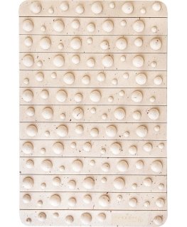 Ecological sensory yoga mat with protrusions for massage Spokey ROSE