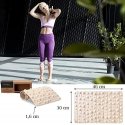 Ecological sensory yoga mat with protrusions for massage Spokey ROSE Ecological sensory yoga mat with protrusions for massage Spokey ROSE