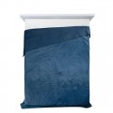 Eurofirany DESIGN 91 LUIZ / 4 Velvet bedspread, quilted by hot pressing with a pattern of palm leaves, 170X210 cm, color: blue B