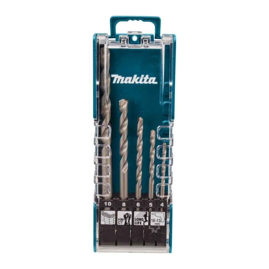Makita Drilled 5-piece masonry drill set