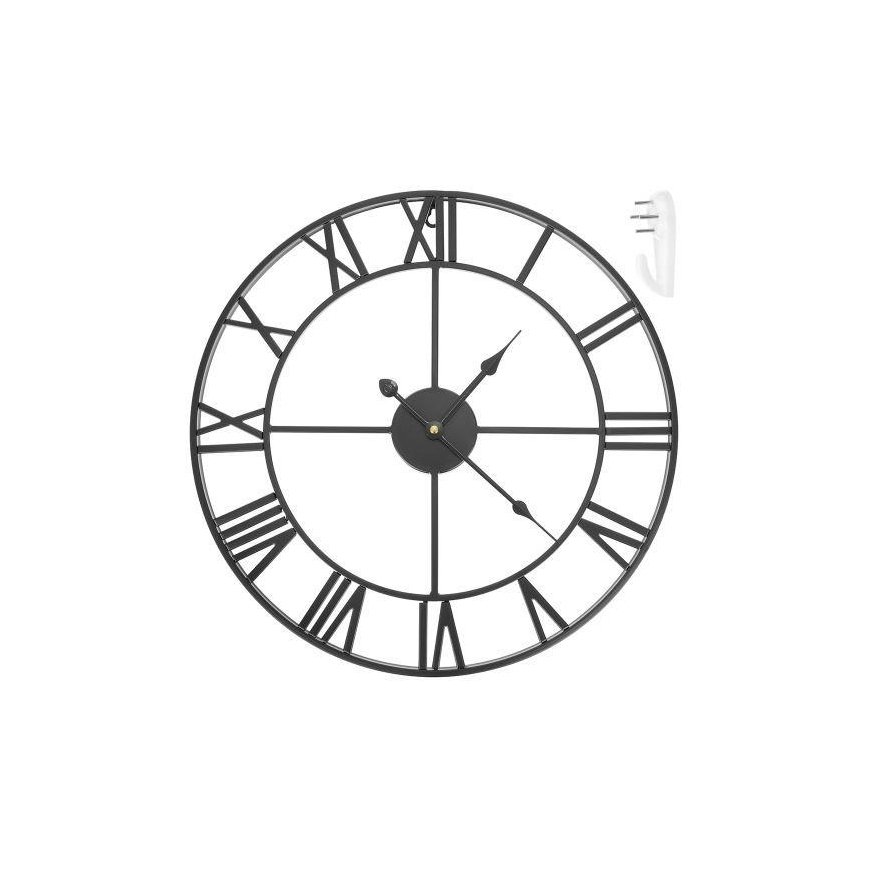 Ruhhy Retro Wall Clock - Black