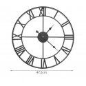 Ruhhy Retro Wall Clock - Black Ruhhy Retro Wall Clock - Black