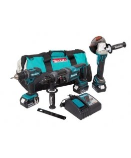 MAKITA COMBO SET 18V DLX3078TX1 (DDF482 + DGA504 + DHR241) 3x5.0 BAG
