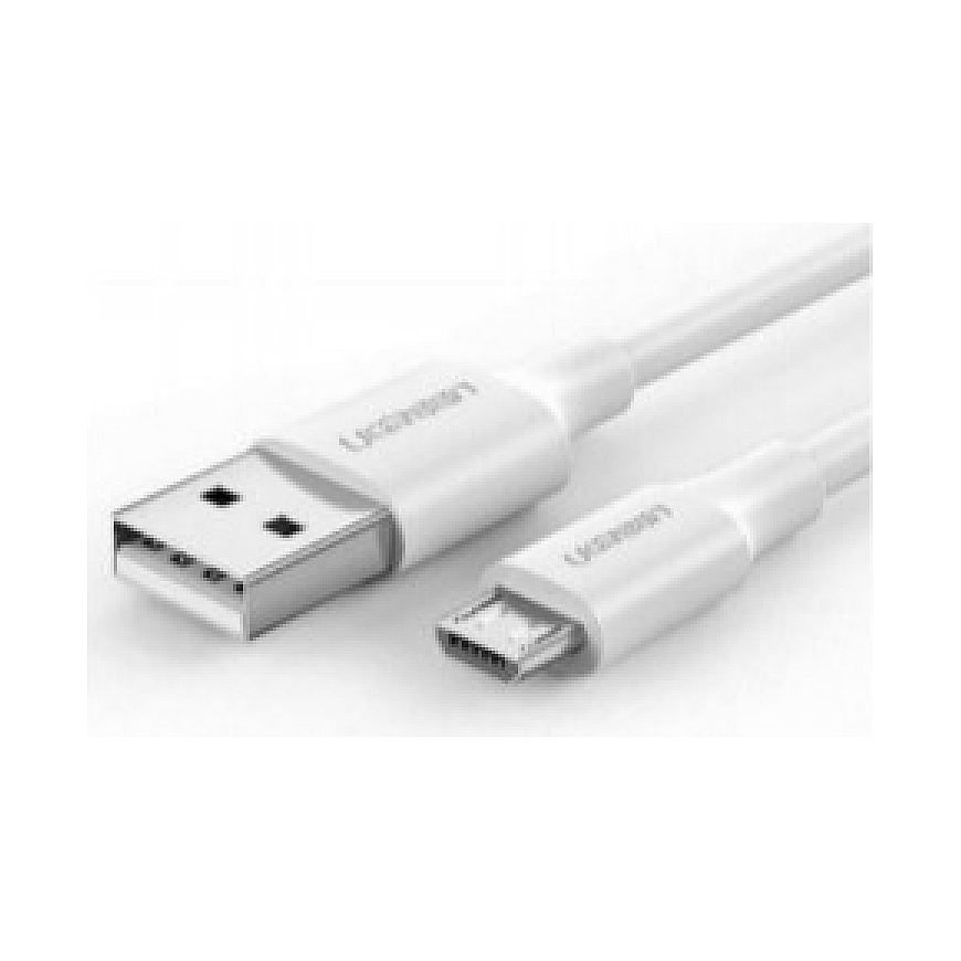 UGREEN mikro USB kabelis QC 3.0 2.4A 2m (balts)