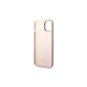 Karl Lagerfeld dėklas, skirtas iPhone 14 Pro Max 6,7" KLHMP14XSLKHLP rožinė HC Silicone Karl galvutė