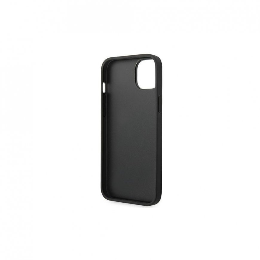 Karl Lagerfeld Case for iPhone 14 Plus 6.7" KLHCP14MPGKLSKG Gray HC PU Monogram Stripe – 3