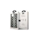 Karl Lagerfeld Case for iPhone 14 Plus 6.7" KLHCP14MPGKLSKG Gray HC PU Monogram Stripe Karl Lagerfeld Case for iPhone 14 Plus 6.7" KLHCP14MPGKLSKG Gray HC PU Monogram Stripe