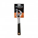 Neo Adjustable Wrench 250mm Rubber Handle (03-012) Neo Adjustable Wrench 250mm Rubber Handle (03-012)