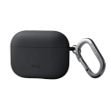 Uniq nexo AirPods Pro 2 GEN case + ear hooks, silicone sharia/charcoal gray