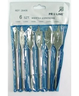 Mega drill bit for wooden hex spade 10 12 16 18 20 25 mm complete (26406)