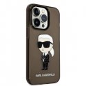 Karl Lagerfeld dėklas, skirtas iPhone 14 Pro Max 6,7" KLHCP14XHNIKTCK juodas hardcase Ikonik Karl Lagerfeld