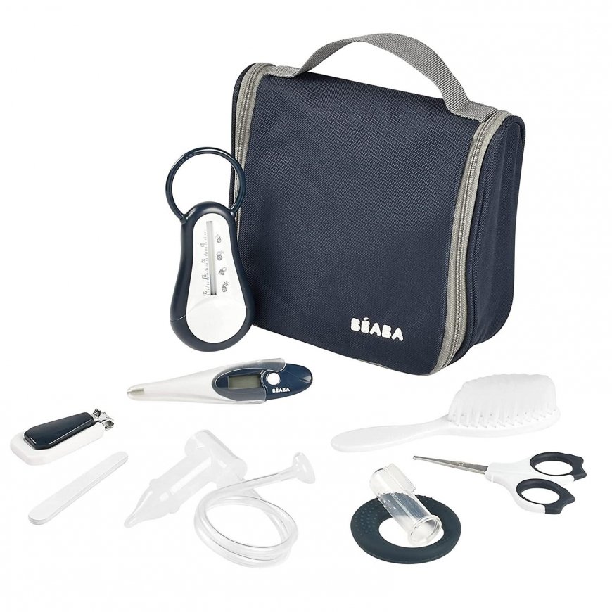 BEABA BABY SET, 9 ACCESSORIES, NIGHT Blue