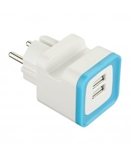 Electraline 57073 Tīkla lādētājs 2xUSB / 2.4A