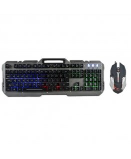 Rebeltec vadu komplekts: LED tastatūra + pele