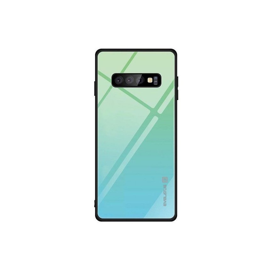 Evelatus Samsung Galaxy A40 Gradient Glass Case 6 Lagoon