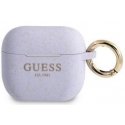 Guess Apple AirPods 3 cover Silicone Glitter Purple