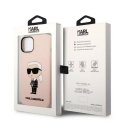 Karl Lagerfeld Case for iPhone 14 Plus 6.7" KLHMP14MSNIKBCP Pink Hard Case Magsafe Silicone NFT Ikonik