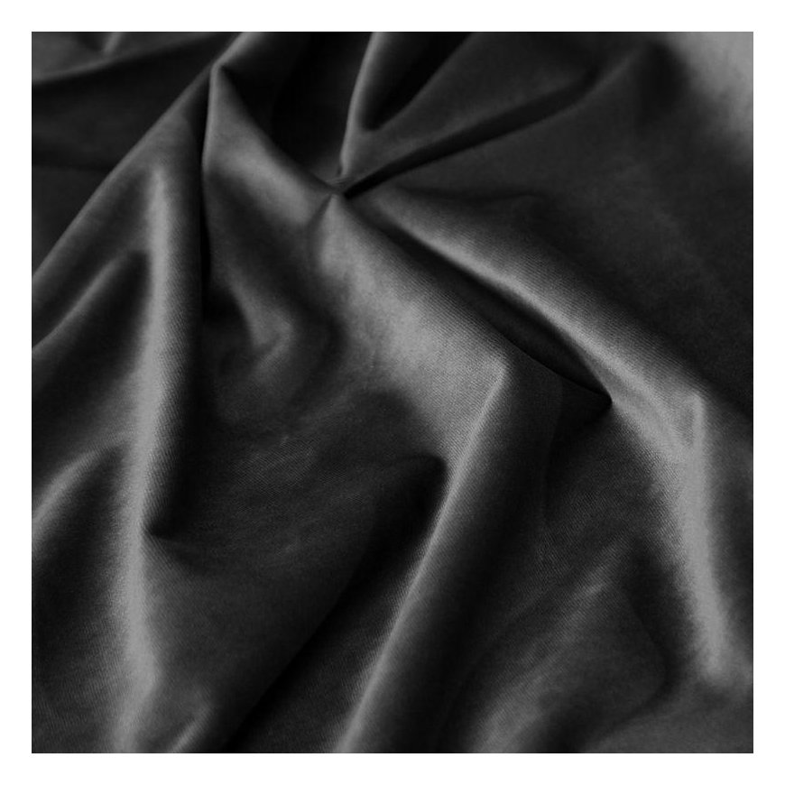 Eurofirany DIVA LINE RIA Soft velvet night curtain, 140X250 cm, loops / rings, color: black – 5