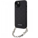 Karl Lagerfeld case for iPhone 14 6.1" KLHCP14SSACKLHPK black hardcase Saffiano Mono Chain Karl Lagerfeld case for iPhone 14 6.1" KLHCP14SSACKLHPK black hardcase Saffiano Mono Chain
