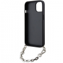 Karl Lagerfeld case for iPhone 14 6.1" KLHCP14SSACKLHPK black hardcase Saffiano Mono Chain Karl Lagerfeld case for iPhone 14 6.1" KLHCP14SSACKLHPK black hardcase Saffiano Mono Chain