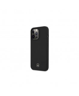 Dėklas Mercedes case for iPhone 13 Pro / 13 6,1" MEHMP13LSILBK juodas hardcase Silicone Magsafe