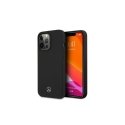 Case Mercedes case for iPhone 13 Pro / 13 6.1" MEHMP13LSILBK black hardcase Silicone Magsafe