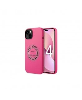 Karl Lagerfeld case iPhone 14 Plus 6.7" KLHCP14MSRSGRCF pink HC Silicone RSG BIC