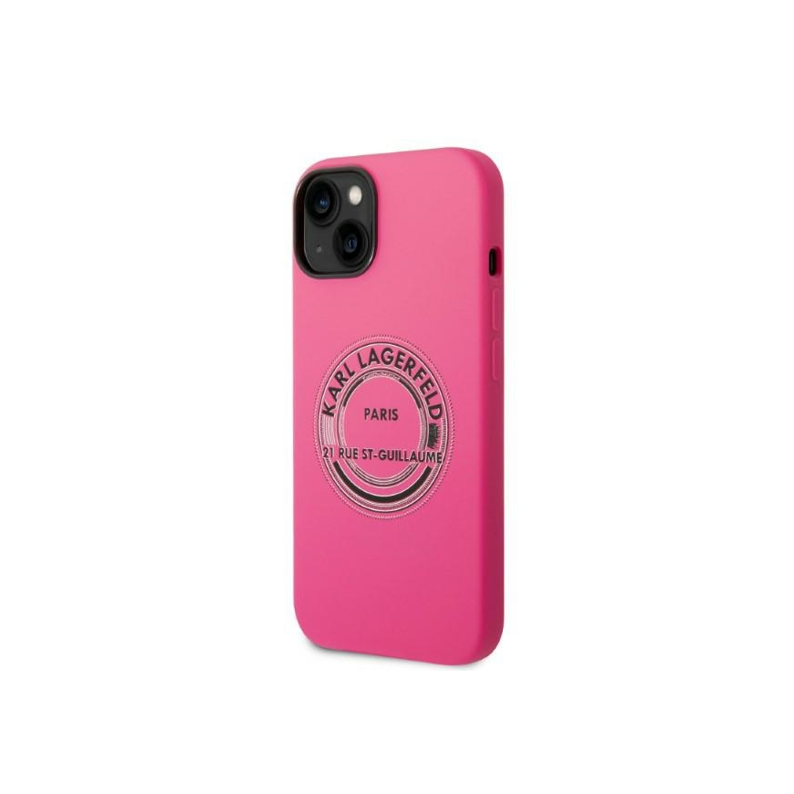 Karl Lagerfeld case iPhone 14 Plus 6.7" KLHCP14MSRSGRCF pink HC Silicone RSG BIC – 5