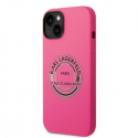 Karl Lagerfeld case iPhone 14 Plus 6.7" KLHCP14MSRSGRCF pink HC Silicone RSG BIC