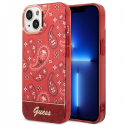 Guess case for iPhone 14 Plus 6.7" GUHCP14MHGBNHR red hardcase Bandana Paisley