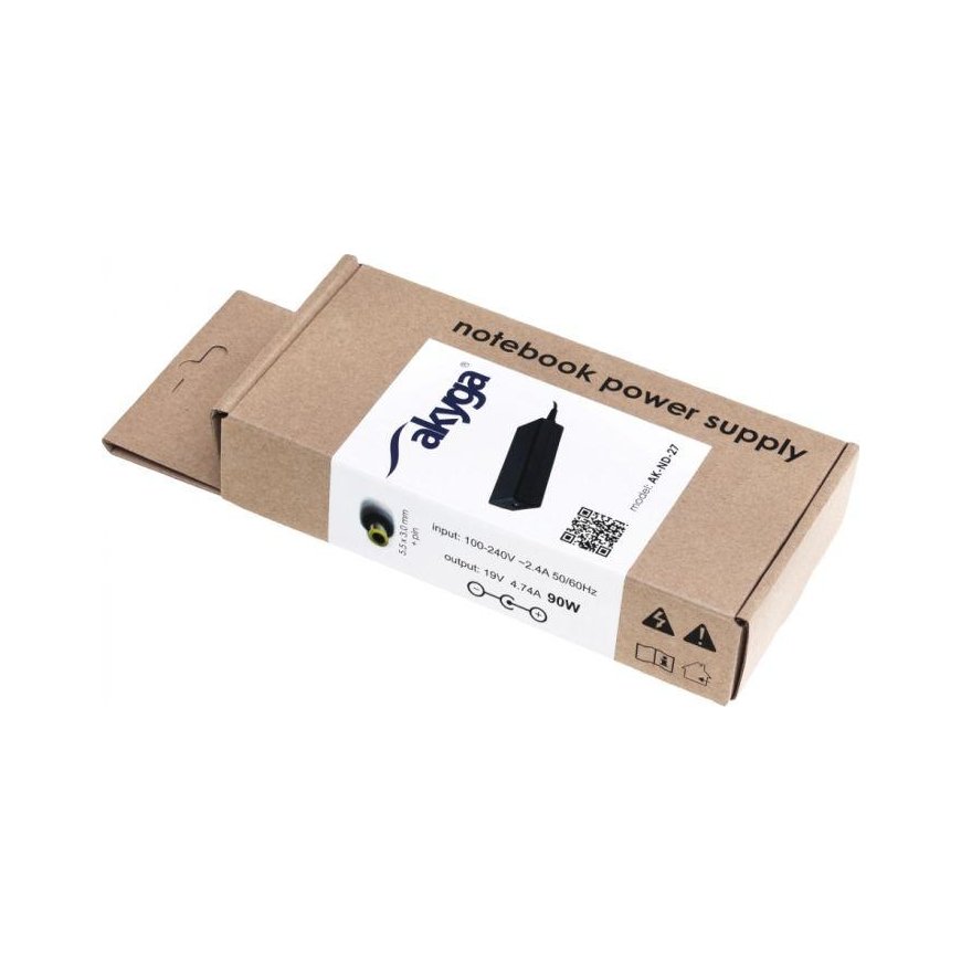 Akyga Laptop Power Supply 90W 3mm 4.7A 19V (AK-ND-27) – 3