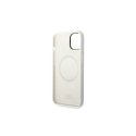 Karl Lagerfeld Case iPhone 14 Plus 6.7" KLHMP14MSNCHBCH White Hard Case Magsafe Silicone NFT Choupette