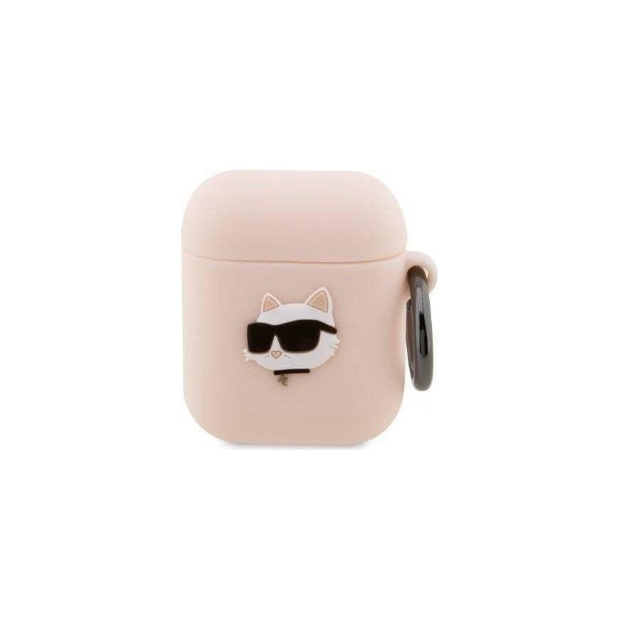 Headphone Karl Lagerfeld case for Airpods 1 / 2 KLA2RUNCHP pink 3D silicone NFT Karl – 4