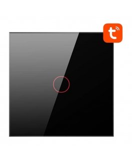 Smart Light Switch WiFi Avatto TS02-EU-B1 1 Way TUYA (black)