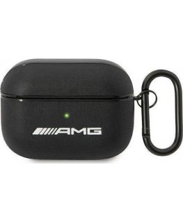 Mercedes AMG Leather Big Logo - Case for AirPods Pro (black)