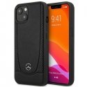 Mercedes MEHCP14MARMBK iPhone 14 Plus 6.7 inch Black / Black Hard Case Leather Urban Mercedes MEHCP14MARMBK iPhone 14 Plus 6.7 inch Black / Black Hard Case Leather Urban