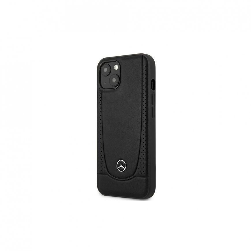 Mercedes MEHCP14MARMBK iPhone 14 Plus 6.7 inch Black / Black Hard Case Leather Urban – 3
