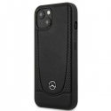 Mercedes MEHCP14MARMBK iPhone 14 Plus 6.7 inch Black / Black Hard Case Leather Urban Mercedes MEHCP14MARMBK iPhone 14 Plus 6.7 inch Black / Black Hard Case Leather Urban