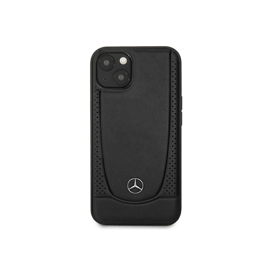 Mercedes MEHCP14MARMBK iPhone 14 Plus 6.7 inch Black / Black Hard Case Leather Urban – 5