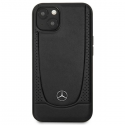 Mercedes MEHCP14MARMBK iPhone 14 Plus 6.7 inch Black / Black Hard Case Leather Urban Mercedes MEHCP14MARMBK iPhone 14 Plus 6.7 inch Black / Black Hard Case Leather Urban